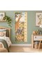 Safari Animals Themed Children's Height Measuring Wall Sticker 50X150 cm – Self-Adhesive