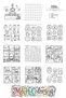 Inspiration Depot Coloring Book - 21X21 cm Coloring Book / for Children and Adults / Relaxing / Hobby / Stress Relief / Enjoyable Coloring Pages - 5