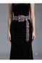 8-Row Stone Studded Mixed Color Belt - 3