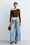 Women's Off-Shoulder Leopard Print Bodysuit - Brown - 4
