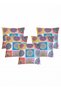 Cushion Covers Set of 5 – 45cm x 45cm | Soft, Durable for Sofa, Couch, Bed & Living Room Decor - Multicolor