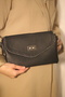 Women's Chain Detailed Portfolio Bag – Stylish Flap Shoulder and Crossbody Clutch Bag