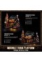 Railway Station Building Blocks Set, 1917 Pieces, with Led Lighting, Modular Model - 3