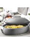 Tuttocaldo Thermal Presentation Plate, Grey, Insulated and Stylish Serving Container - 2