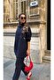 Women's Front Sleeves with Bead Embroidery Tansel Fabric Bambir Ceken Pant Suit - 6