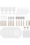 4-Person Picnic Basket, 23L Cooler Compartment, 29 Pieces Accessories, Portable and Lightweight - 5