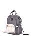 XL Gray Diaper Bag, Rivet Reinforced Hand Straps and Comfortable Shoulder Straps - 4