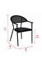 Black Modern Chair - 3
