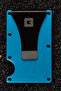 Rfid Protected Aluminum Card Holder Light Blue 12 Card Capacity - Light Blue - 3