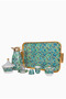 Amazonia Green Gold Set 22 Piece Porcelain Serving Set-Double Layer Thermos - 22 Pieces