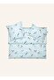 Chirp Satin Duvet Cover, 100% Cotton, Bird Pattern, Thin and Soft Fabric