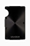 Rfid Protected Aluminum Card Holder Glossy Black with Capacity for 12 Cards - Black