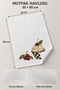 Hand Drying Towel 30X50Cm Cotton Absorbent Checkered Cake Towel for Kitchen, Oven - 3