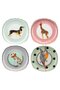 Dinner Plates 16Cm,Animals (Set of 4)
