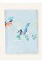 Chirp Satin Duvet Cover, 100% Cotton, Bird Pattern, Thin and Soft Fabric - 2