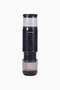 Portable Mini Espresso Machine Compatible with Capsules and Ground Coffee Black - Black