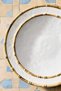 Abbott Round White & Bamboo Outdoor Melamine Plate, 40 Cm, Bpa Free - White - 2