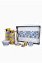 Summer Palm Set 23 Piece Porcelain Coffee Tea Set-Double Layer Thermos - 23 Piece