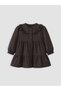 Lcw Baby Brown Baby Collar Embroidered Baby Girl Dress - 3