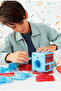 Mindblown DIY Prize-Pod Retro Vending Machine Robot Building Kit - Red-Blue - 3