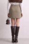 Women's Fleto Pocket Mini Skirt - Olive - 4