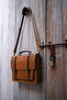 Bristol Satchel Leather Briefcase and Laptop Bag - Brown - 7