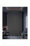 Modern Background Curtain - Single Panel - Ready for Cornice - Stain Resistant - Anthracite - Flat Installation Without Pleats - Extrafoam Gathering - 5