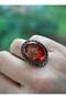 Dried Flower Ring - Red - - 3