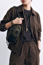 Women's polo collar classic jacket - bitter brown - 3