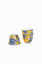 Summer Palm Set 23 Piece Porcelain Coffee Tea Set-Double Layer Thermos - 23 Piece - 6