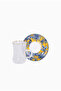 Summer Palm Set 23 Piece Porcelain Coffee Tea Set-Double Layer Thermos - 23 Piece - 5