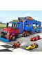 City Car Transporter 7 Technology Car Construction Set, Adjustable Loading Ramp - 5