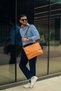 Ghent Vintage Genuine Leather 15 Inch Laptop Unisex Messenger Bag - Brown - 2