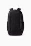 Nylon Pursuits Travel Backpack, Stylish & Functional, Toned Logo - Black