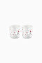 Limited Edition Stoneware Mug Set of 2 350 ml - White - 4