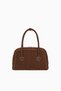 Soft Tote Bag Hush Nubuck Leather Brown, Luxurious and Elegant Design - Brown