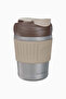 Morningscape Dual Sip Stainless Steel Thermos Mug 350 ml Gray - Brown