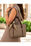 Women's Scarf Detailed Stylish Design Hand & Shoulder Bag with Adjustable Strap Shoulder Bag - 8