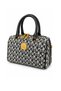 Speedy Design Hologram Printed Women's Hand and Shoulder Bag with Charm Detail, Black - 6