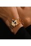 Elegance Gold Plated Coin Charm Beaded Bracelet for Festivals Weddings Beach Parties & Daily Wear-Trendy Islamic Design - 2