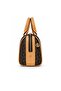 Speedy Design Hologram Printed Charm Detailed Women's Hand and Shoulder Bag Brown - 5