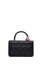 Women's Black Quilted Crossbody Bag with Accessories Ab24000953 - 7