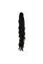 Buckle-Strapped Layered Cut Ponytail / Dark Chestnut - 3