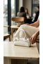 Mini Barrel Bag White -
