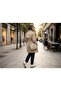 Soft Leather Mink Women's Cross Shoulder Bag with Gold Detail 23X15 cm - - 6