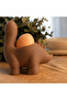 3D Printed Dinosaur Egg Cup - Cute Eggosaurus Egg Holder - Brown - 2