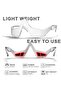 Under-Eye Red Light Therapy Device, Microcurrent Eye Massager, for Bags, Dark Circles, Wrinkles - 4