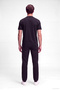 Men's Regular Fit Round Neck Logo Detailed Short Sleeve Black T-Shirt - 4