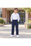 Navy Blue Ribbed Children's Pants, Comfortable Fit, School and Daily Use