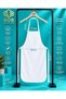 Unisex Printed Kitchen Apron Cook Chef Apron Women Men White Apron-11 - 2